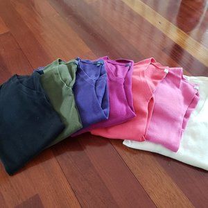 GAP V-Neck Sweater 7 Pack Bundle * 7 Colors * | Size XS